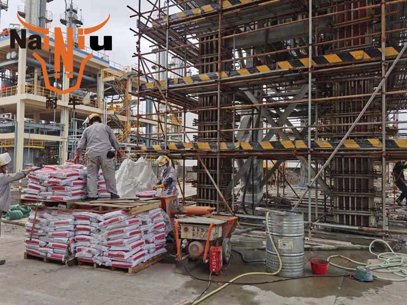 灌浆料用膨胀砂浆施工划定