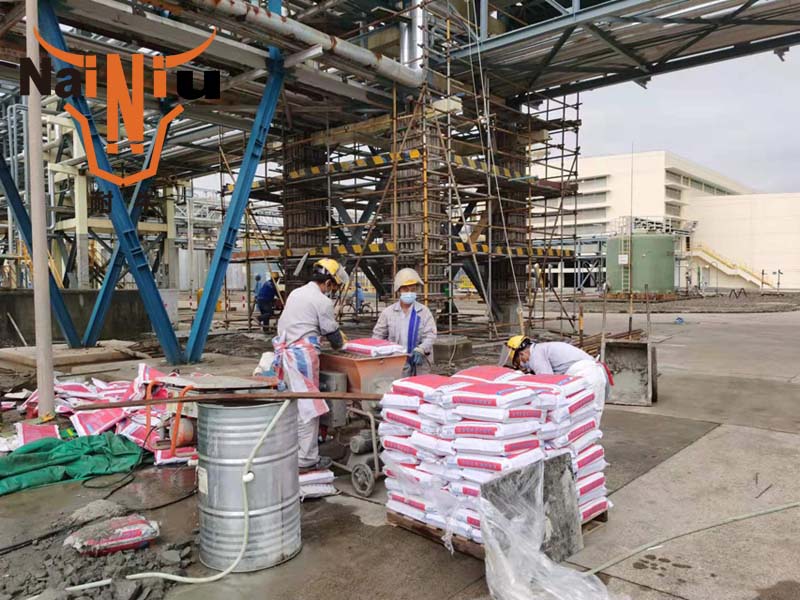 上海冰球突破支座灌浆料的使用要领